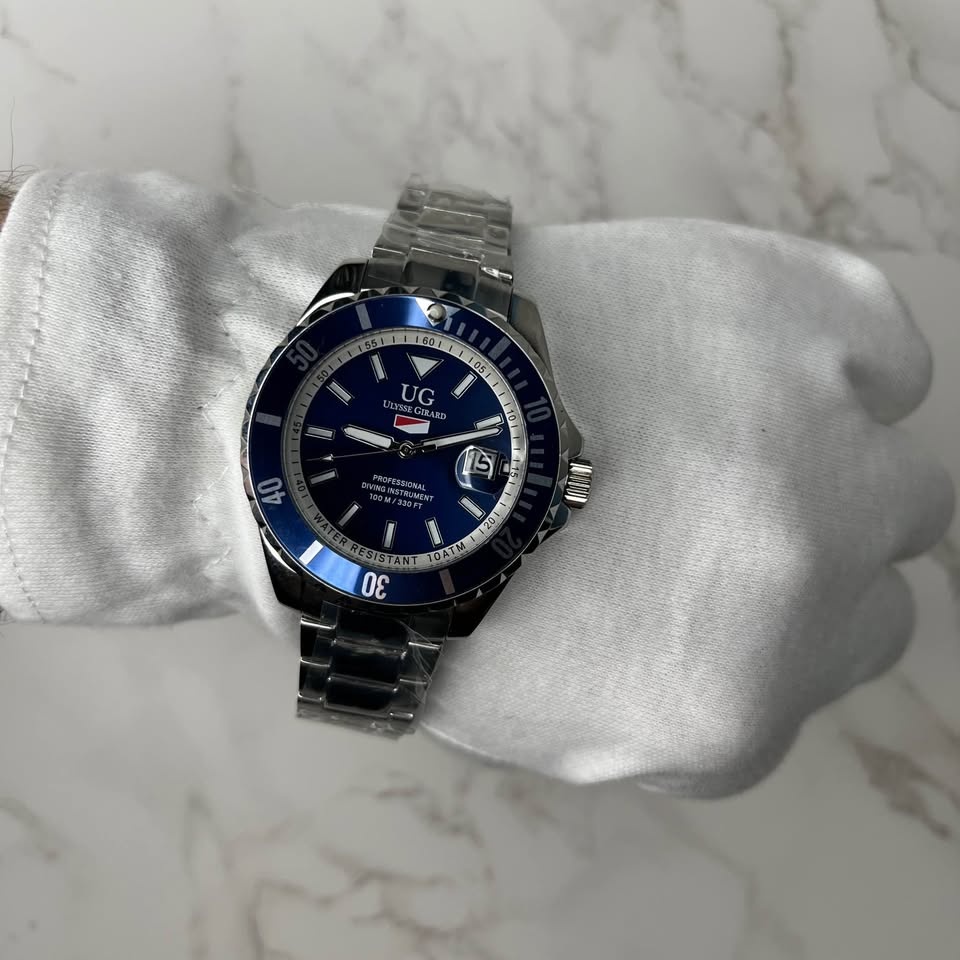 Ulysse Girard Blue Fin 19028 Men's Sport Diver Watch New - photo 2