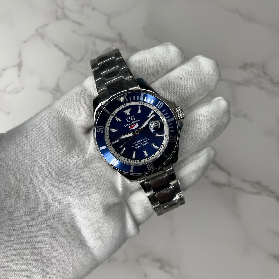 Ulysse Girard Blue Fin 19028 Men's Sport Diver Watch New - photo 3