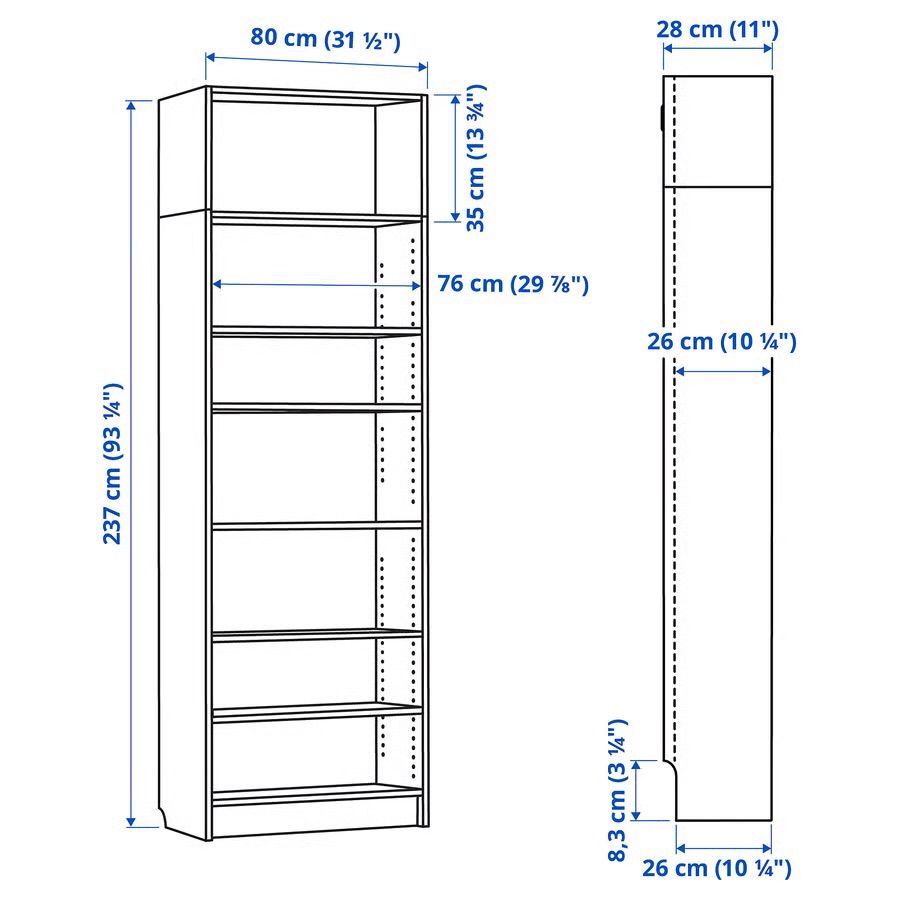 Ikea Billy Bookcase - photo 3