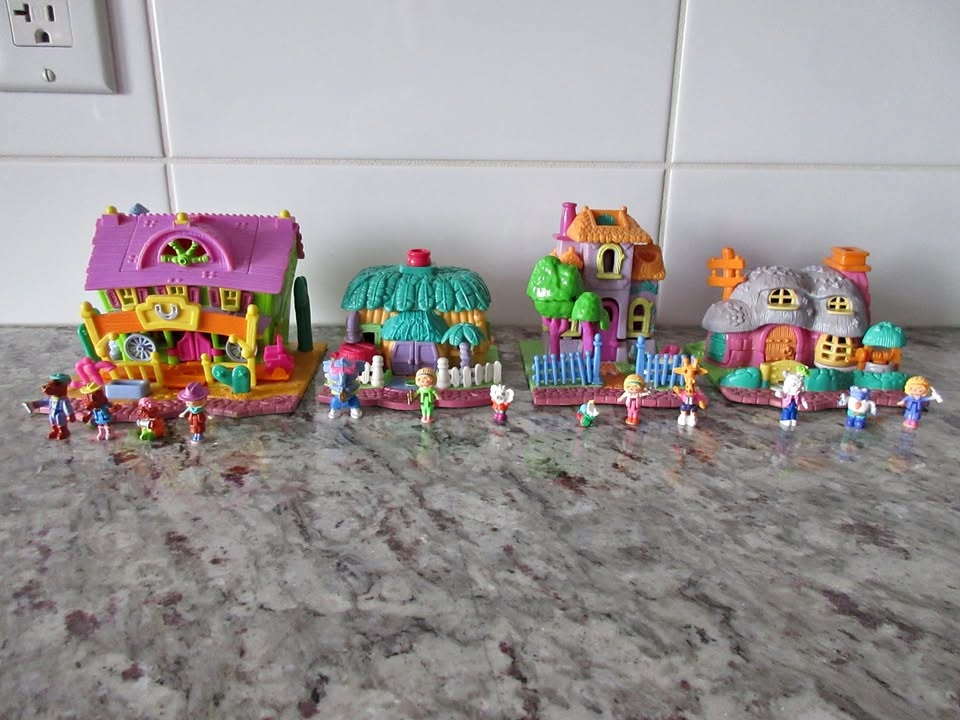 Vintage Polly Pocket Animal Wonderland Playsets