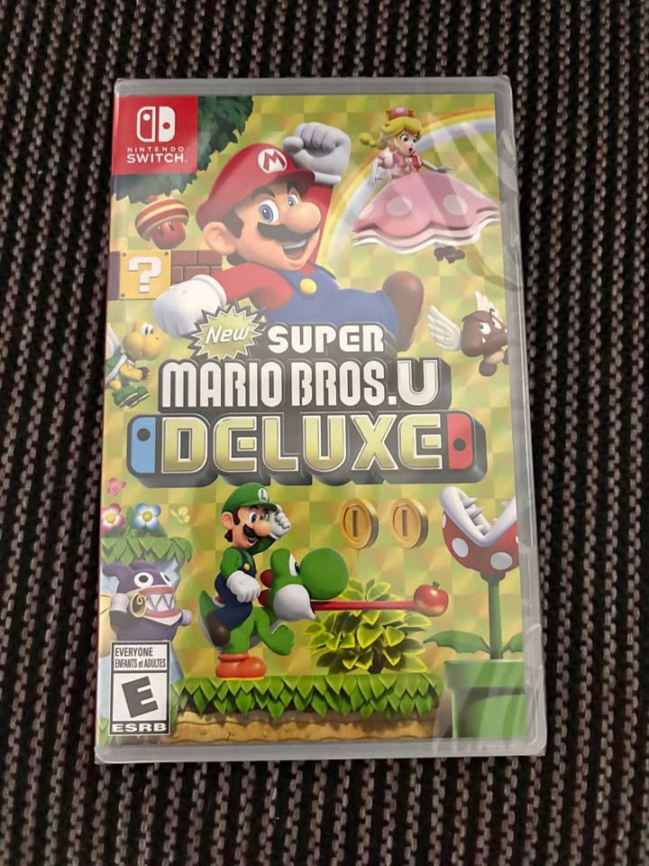 BNIB Sealed Nintendo Switch New Super Mario Bros U Deluxe