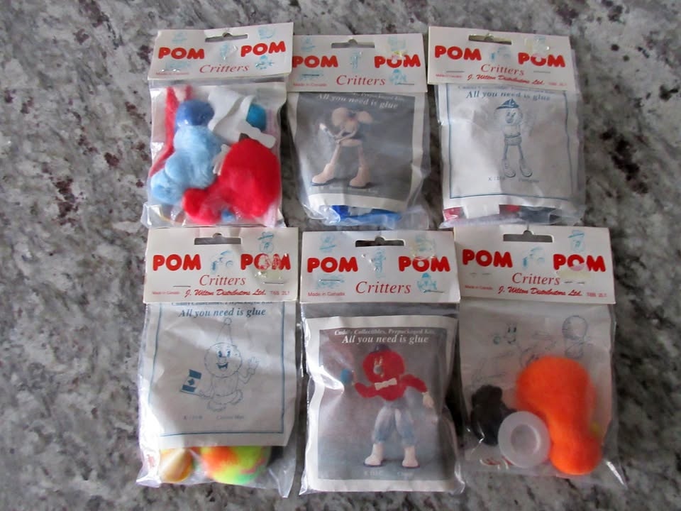 Vintage Pom Pom Critters Craft Kits