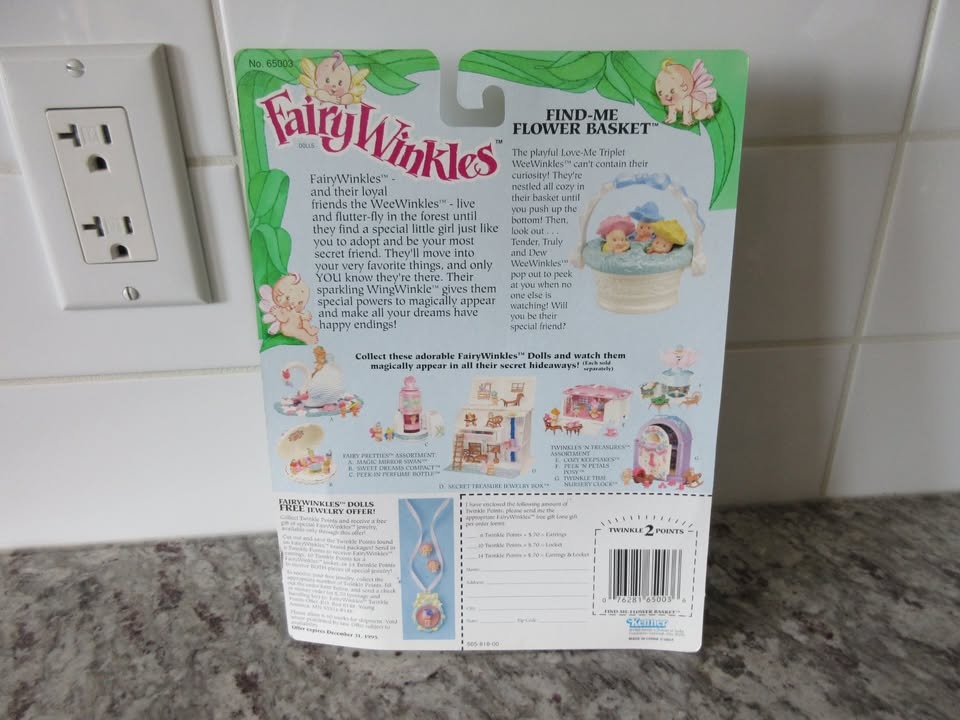 Vintage Fairy Winkles Find Me Flower Basket - photo 4
