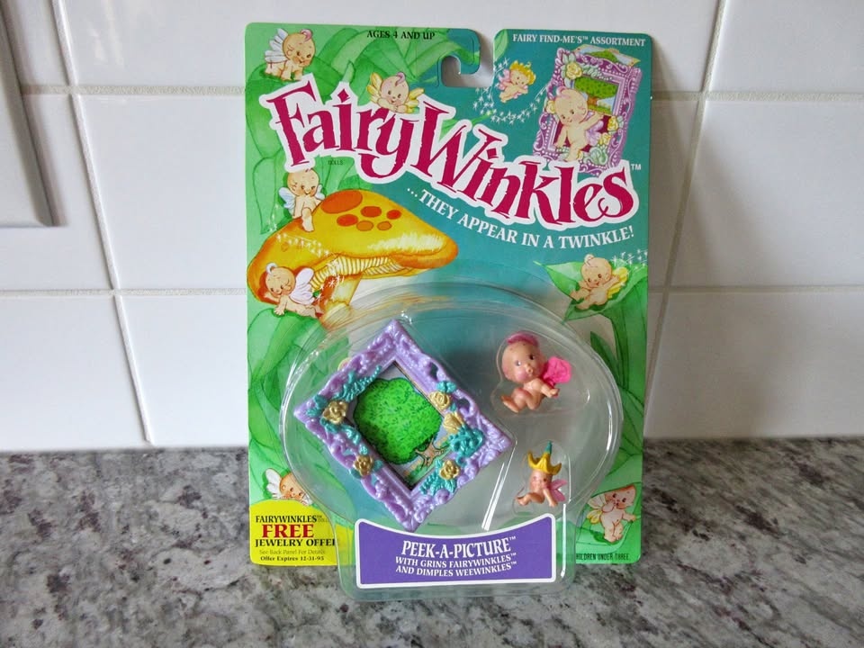 Vintage 1990's Fairy Winkles "Peek A Picture" Playset