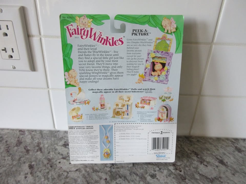 Vintage 1990's Fairy Winkles "Peek A Picture" Playset - photo 5