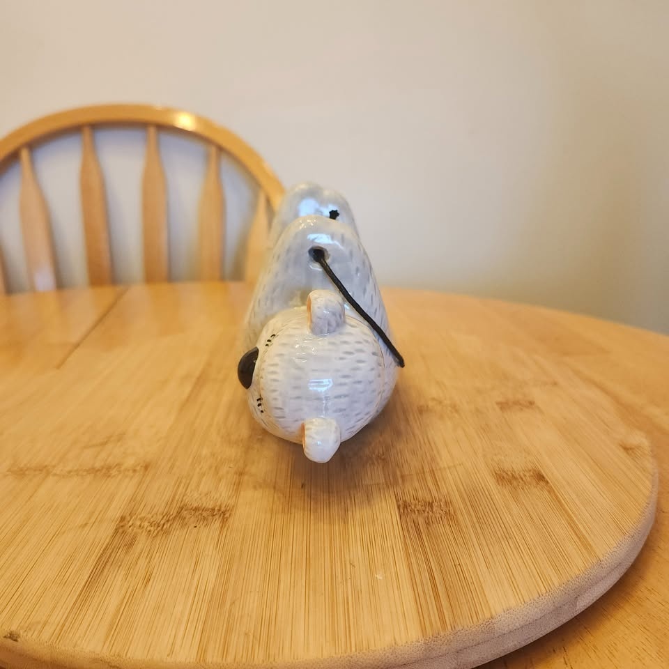 🧡 Sally the Peaceful Sloth, Ceramic Decor, Planter 🧡 - photo 5