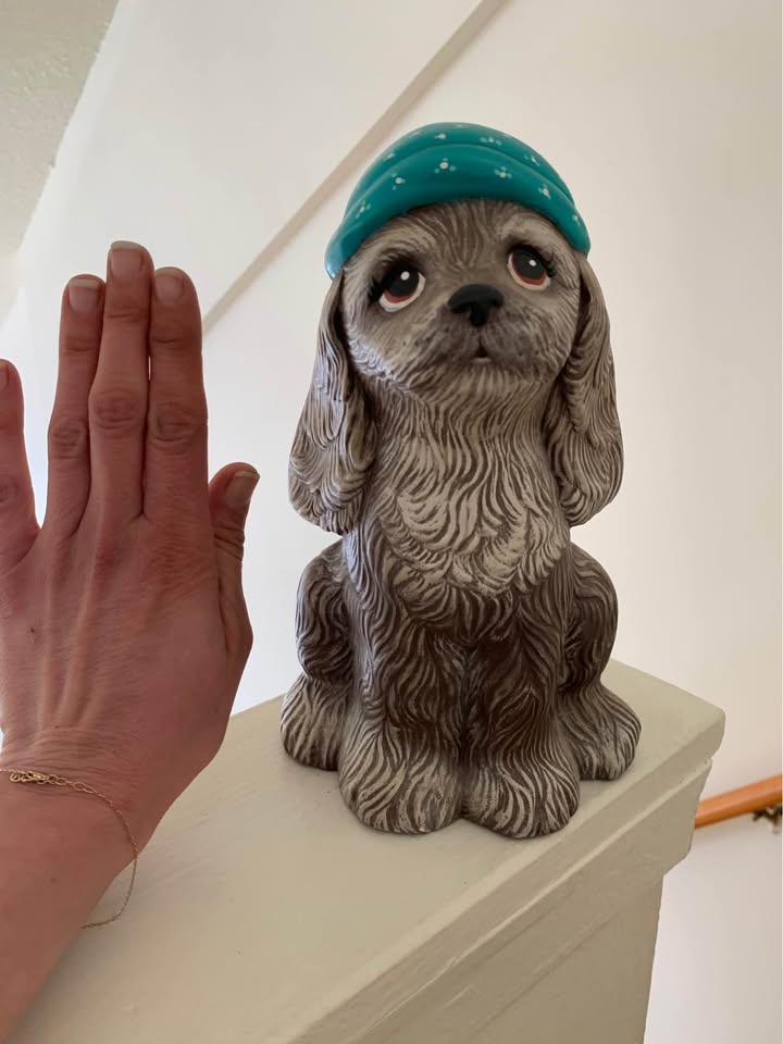 Ceramic Dog Figure - photo 3