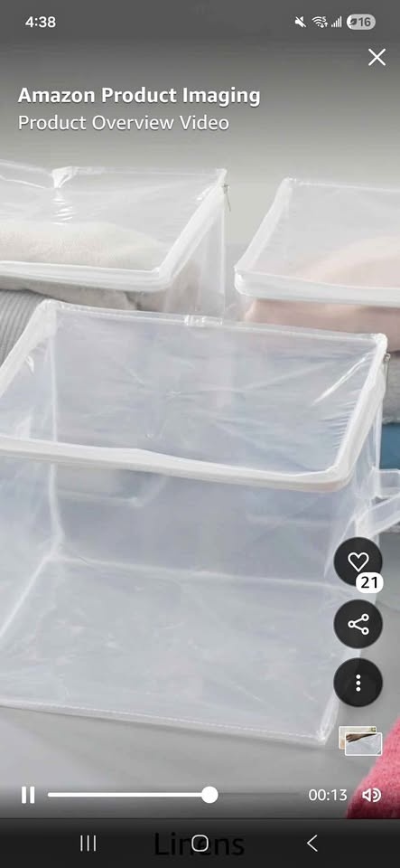 Amazon Basics Clear Zippered Organizers 3-Pack
