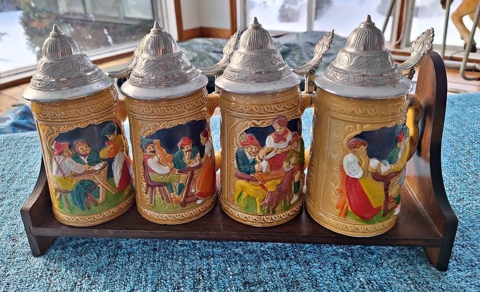 German Style Beer Steins