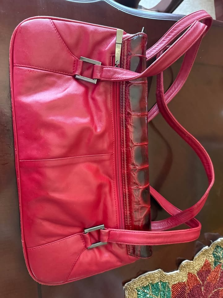 Italian red purse - photo 2