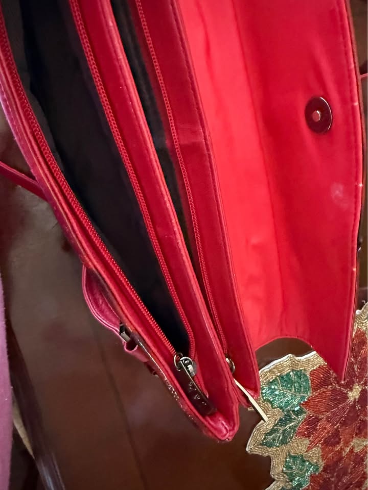 Italian red purse - photo 3