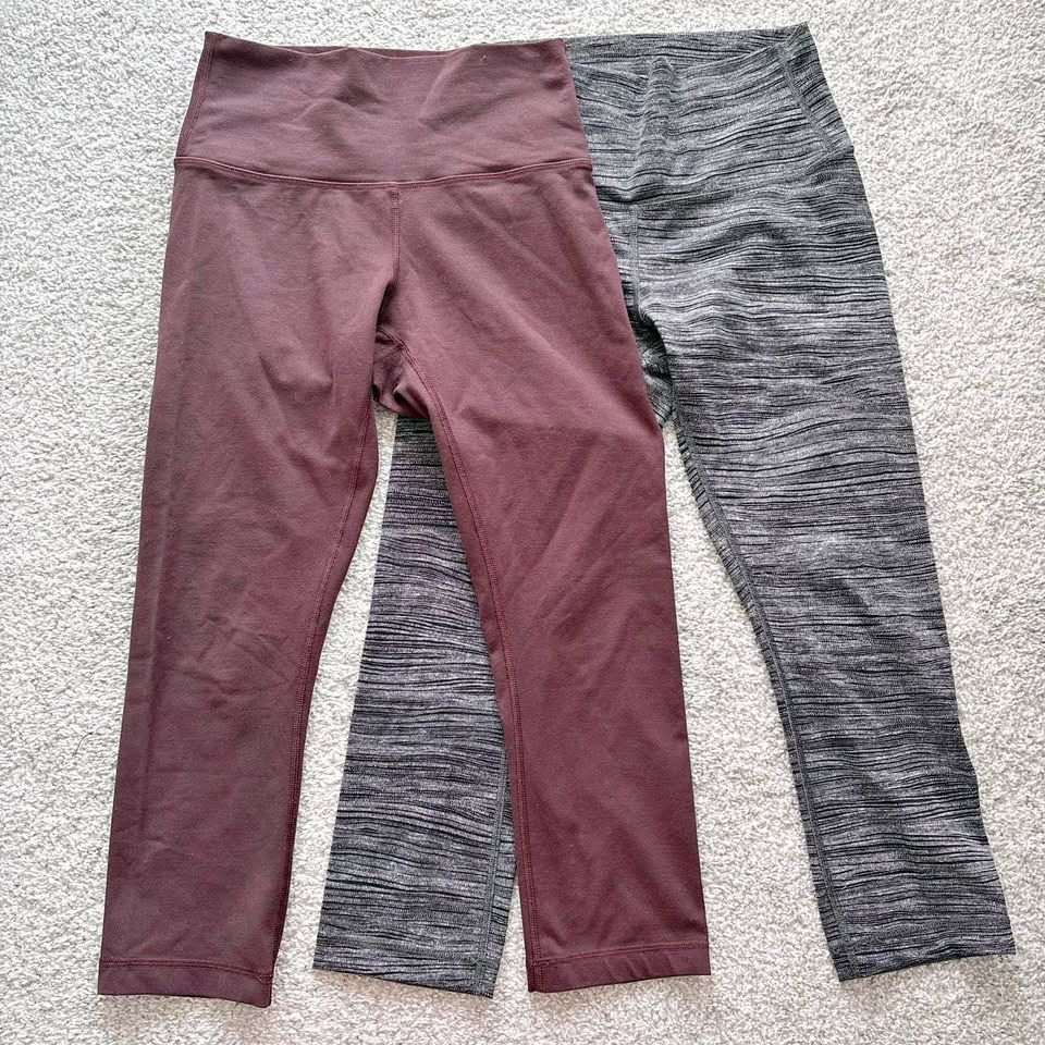 LULULEMON women’s size 6 capri leggings lots
