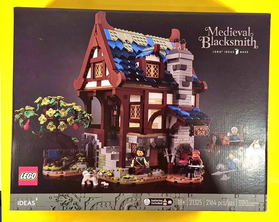 Lego Ideas 21325 Medieval Blacksmith w/ Blacksmith/Knight Retire