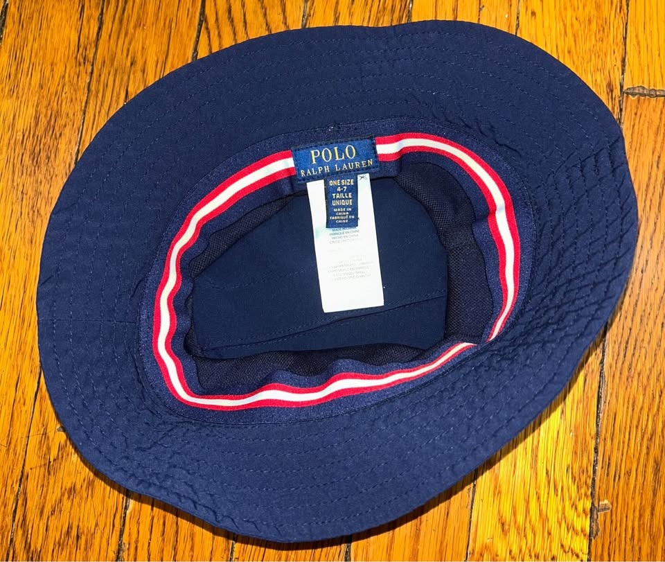 Polo Ralph Lauren Kids Navy Bucket Hat - Youth 4-7 YRS ❤️ - photo 2