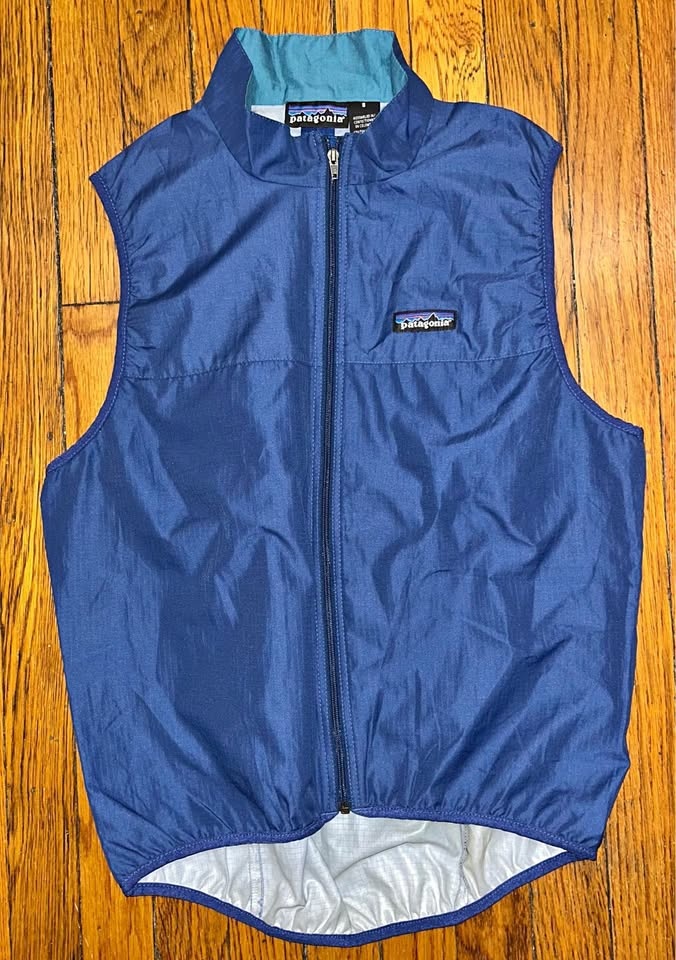 Patagonia Women's Blue Windbreaker Vest - Size S