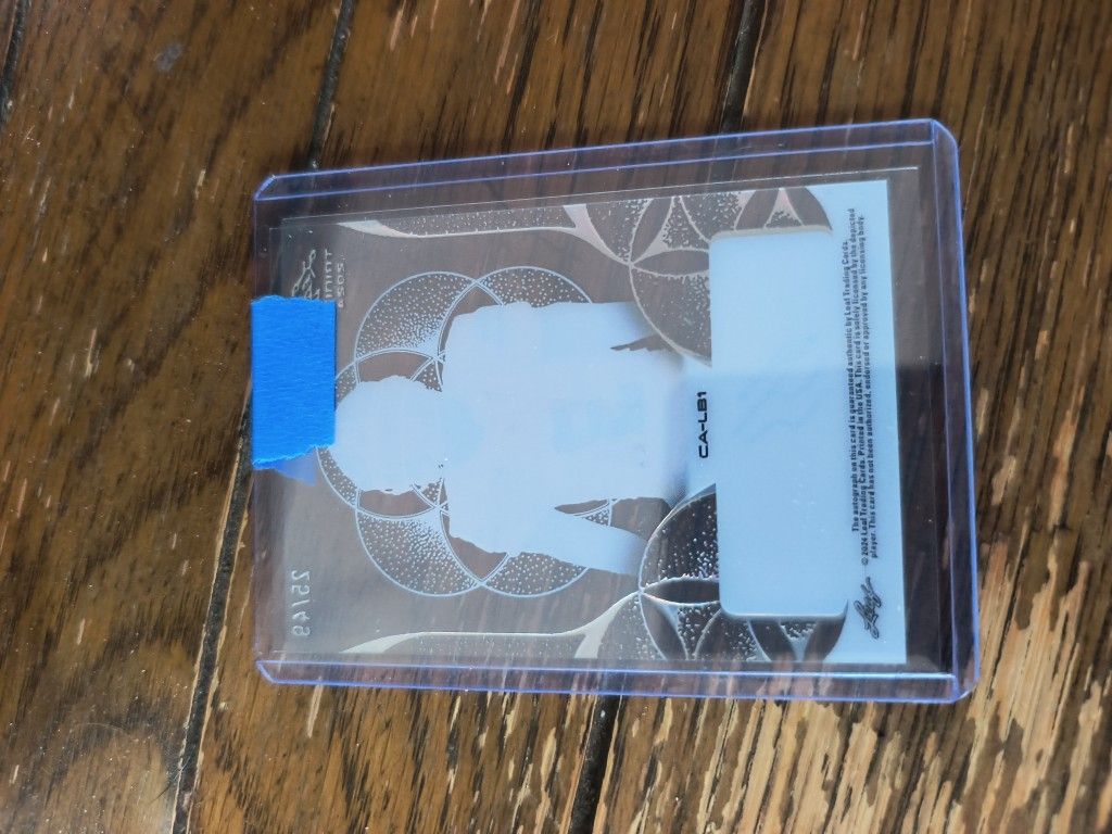 Luther Burden Leaf Autographed Rookie Card - photo 2