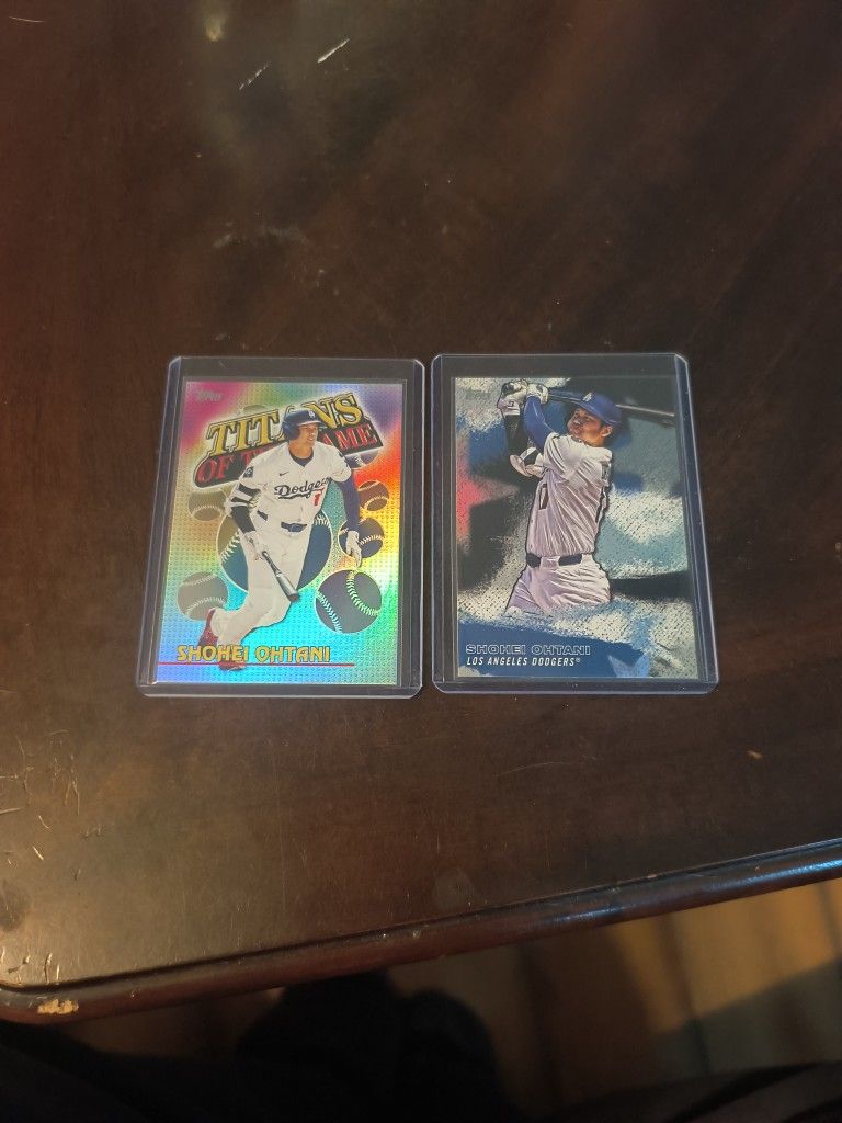 2 Shohei Ohtani 2026 Topps Cards - Mint Condition