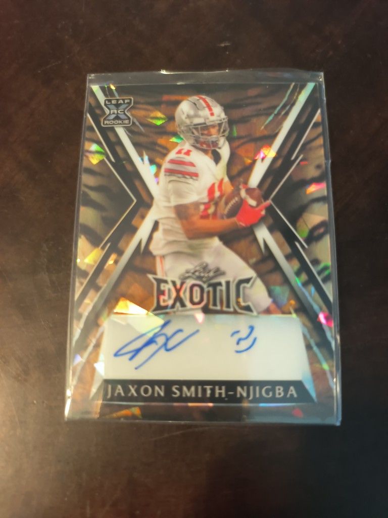 Jackson Smith Nijigba Rookie Autograph Card