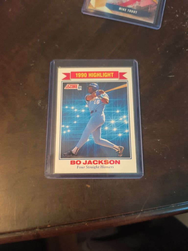 1991 Score Bo Jackson Highlight Card - Mint Condition
