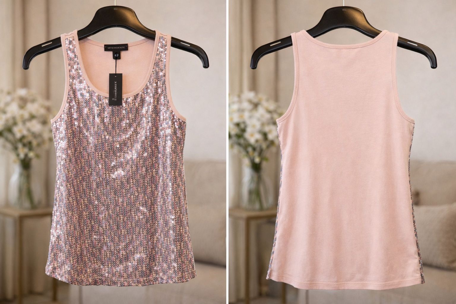 The Limited Sequin Tank Top – XS – New With Tags - photo 4
