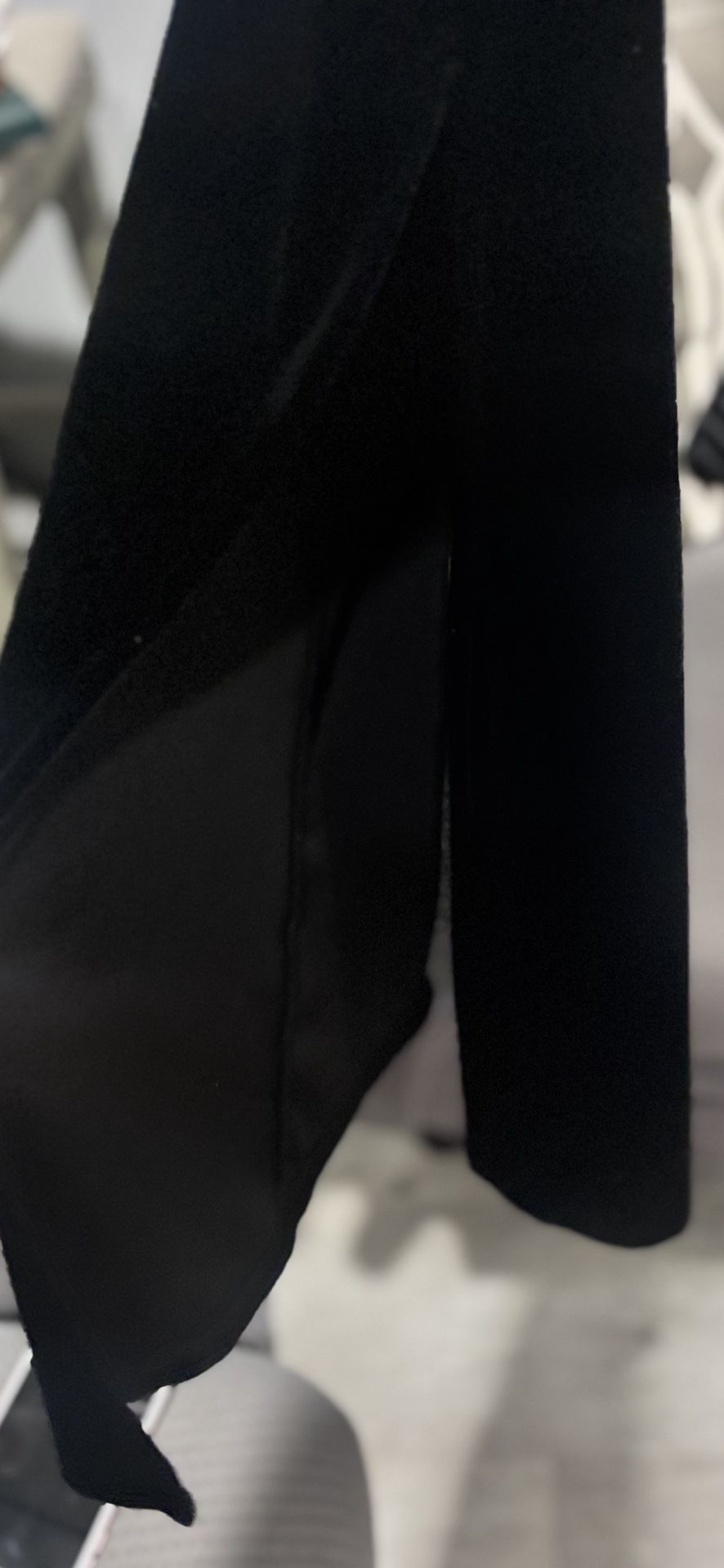Finesse USA Black Stretch Velvet Maxi Skirt - Size Small - photo 4