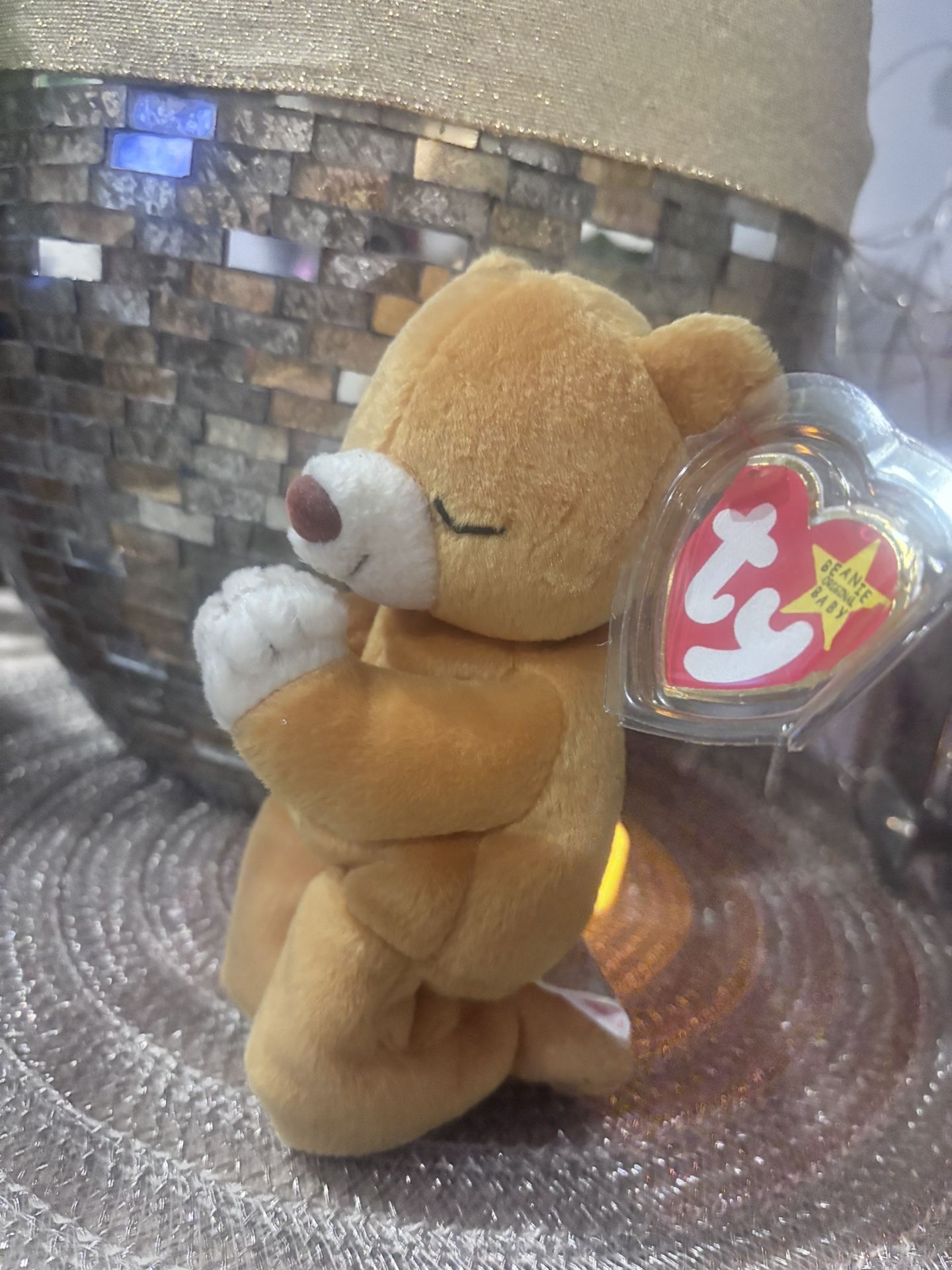 TY Beanie Baby "Hope" Praying Bear – Sweet Keepsake - photo 2