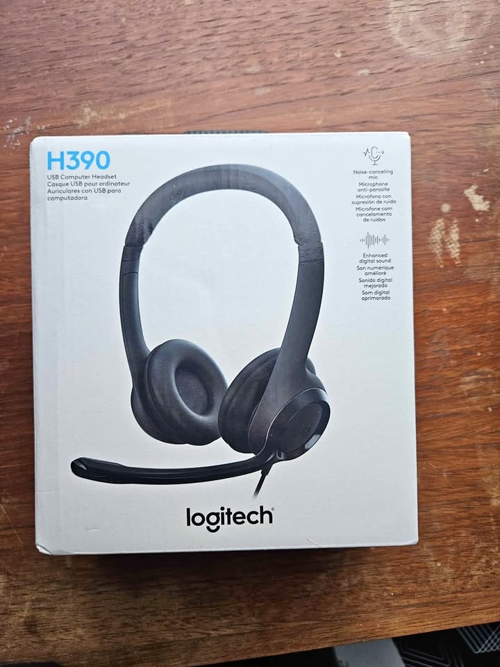 Brand New Logitech H390 USB Computer Headset