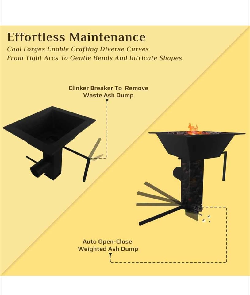 Welded Coal Fire Pot With Stand - photo 4