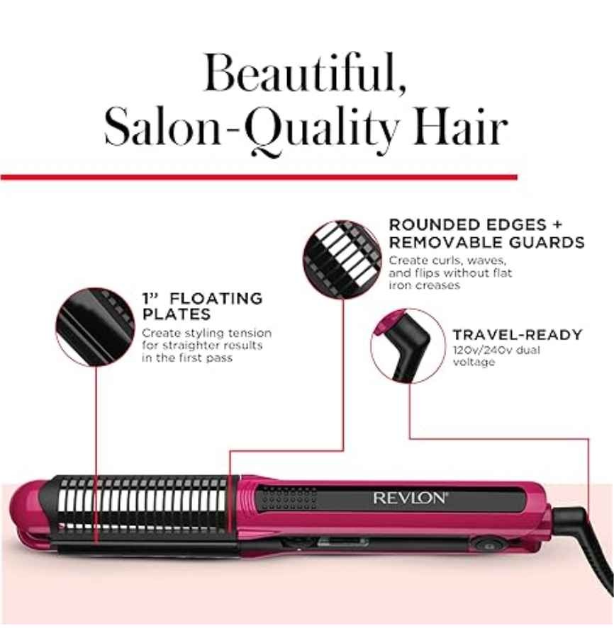 REVLON Perfect Match Flat Iron - 2-in-1 Hair Straightener - photo 4