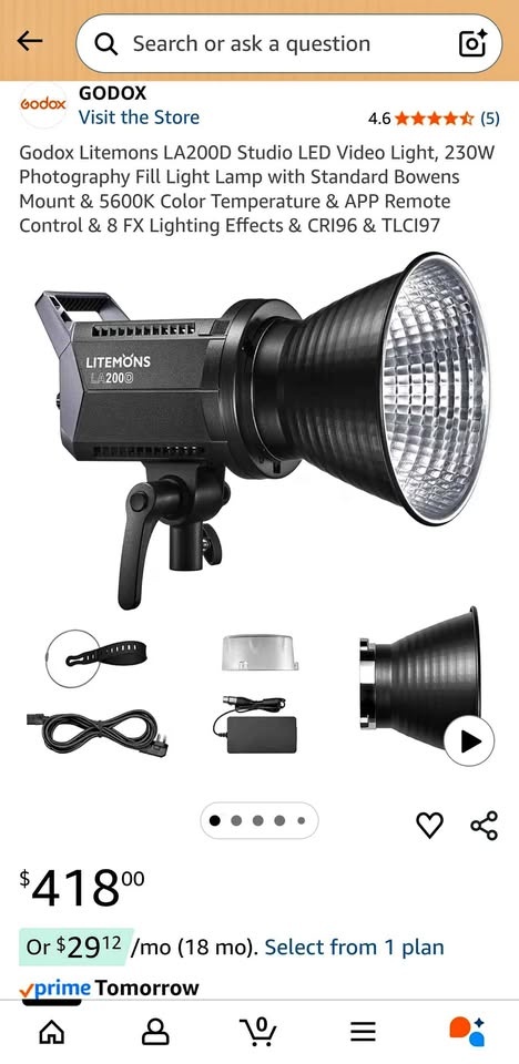 NEW Godox Litemons LA200D LED Video Light