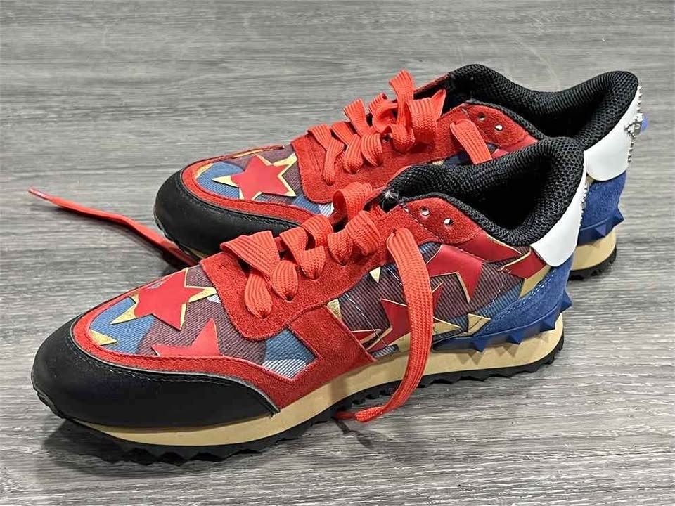 NEW VALENTINO RED STARS SHOES - SIZE 37