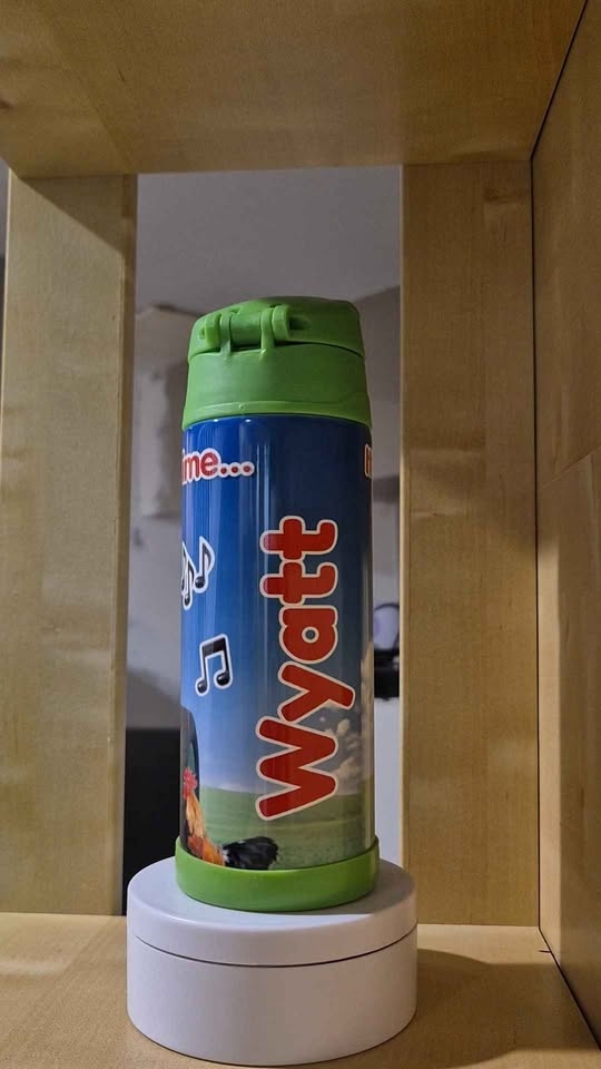 12oz Tractor Ted Water Bottle - photo 3
