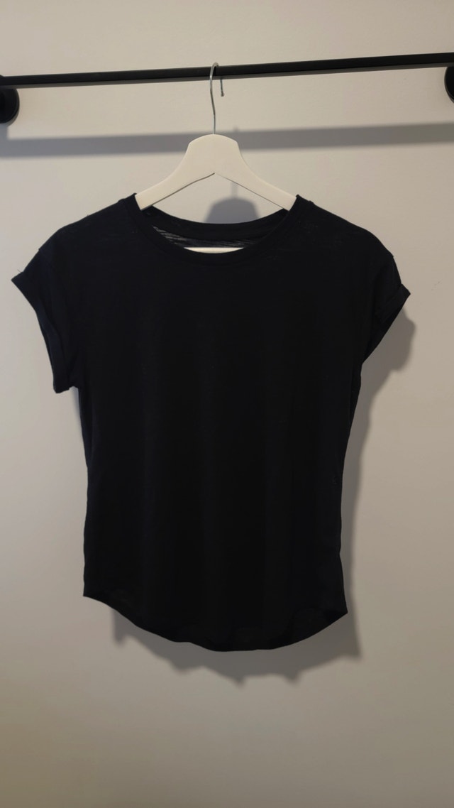 Womens small elegant black top excellent condition comfy soft