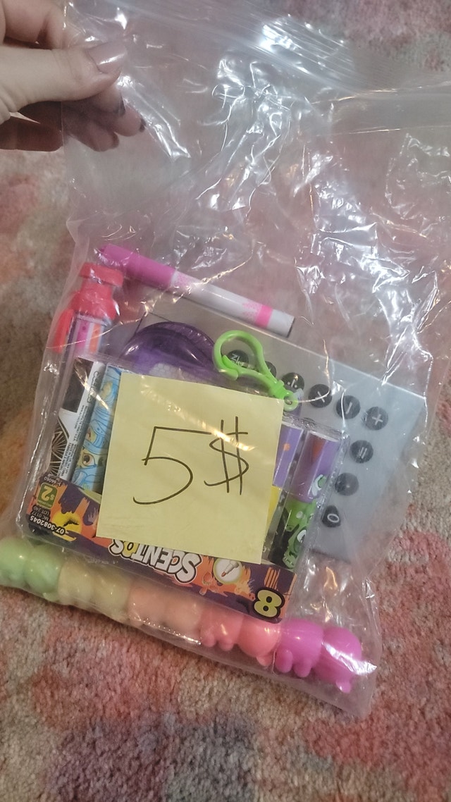 Back to School Supplies (2$-10$) Per Bag