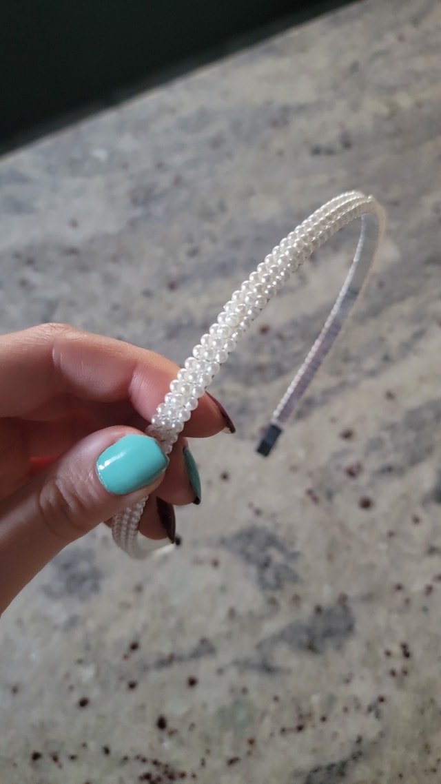 Pearled headband