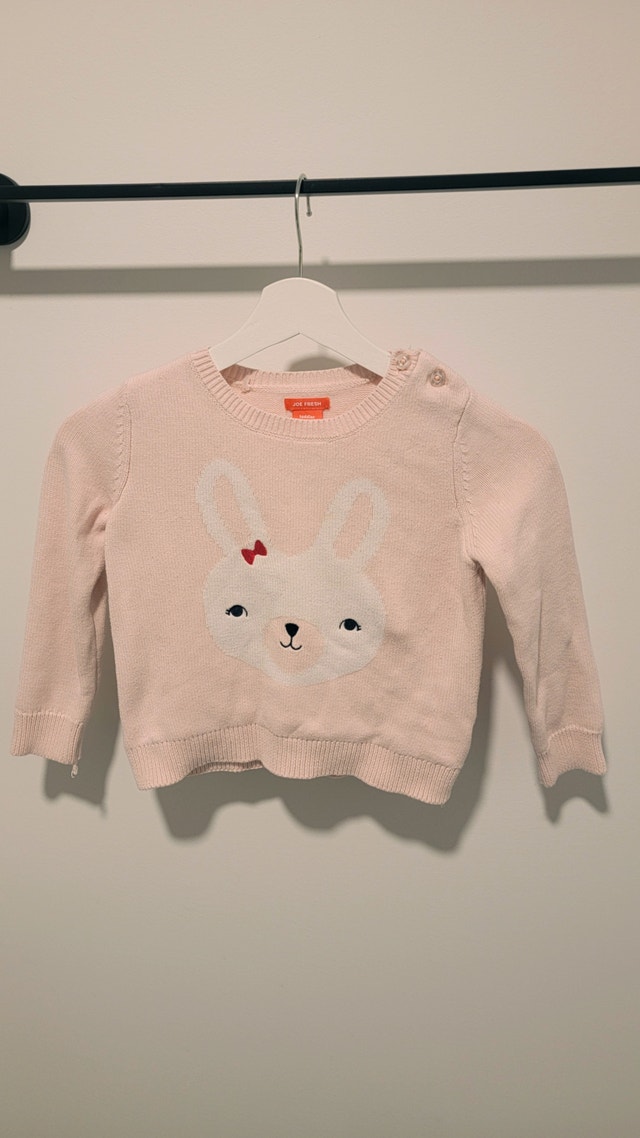 Mrs. Bunny 5 year old toddler elegant sweater