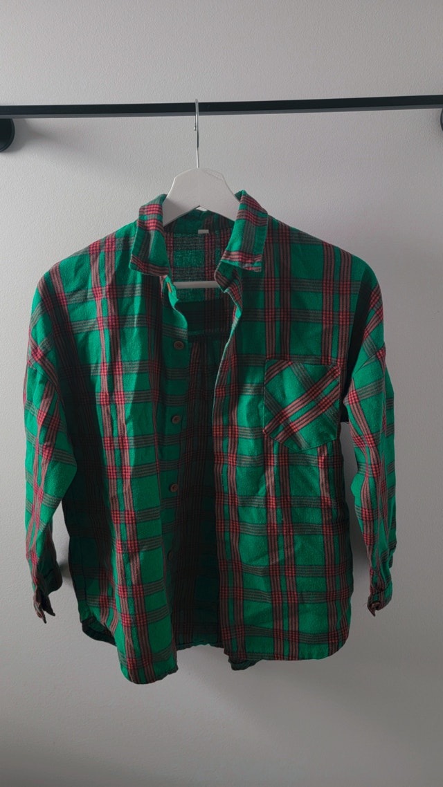 Kids Youth Flannel Girls Top