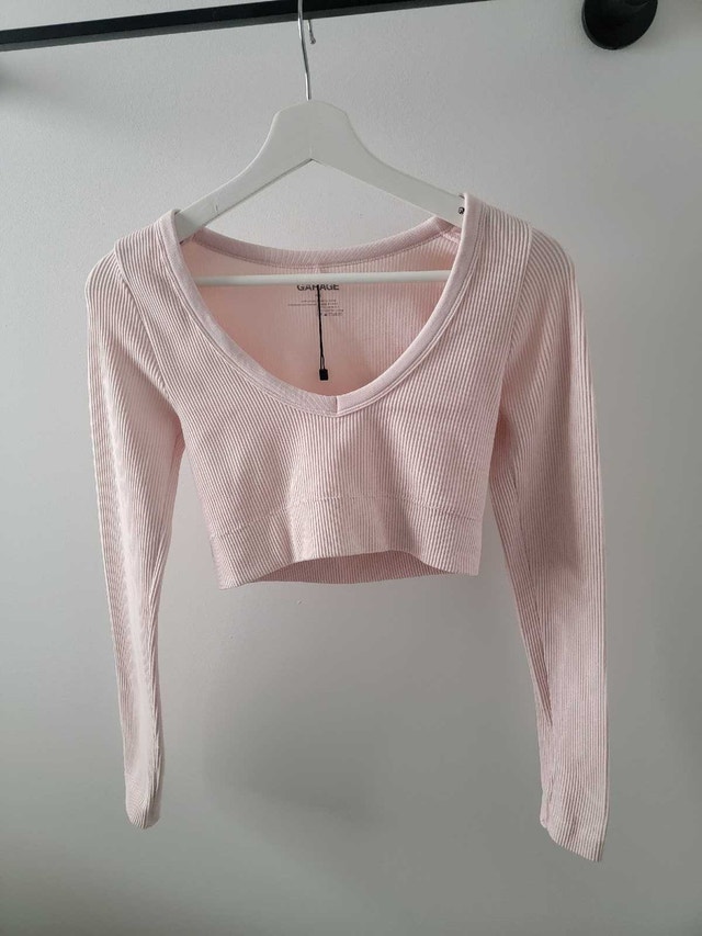 Pink top size petite small