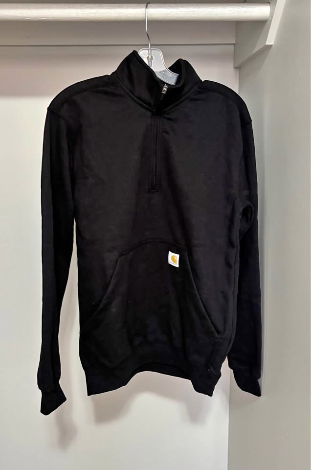 Carhartt Men's Midweight Mock Neck Quarter Zip Sweatshirt - Smal