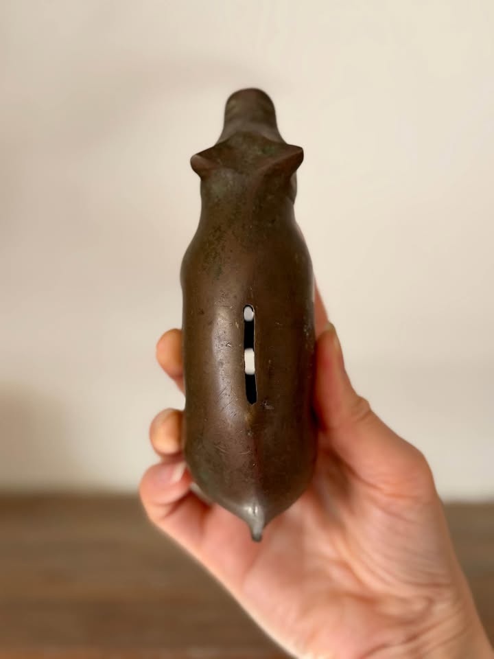 Vintage Solid Brass Piggy Bank Sculpture - photo 4