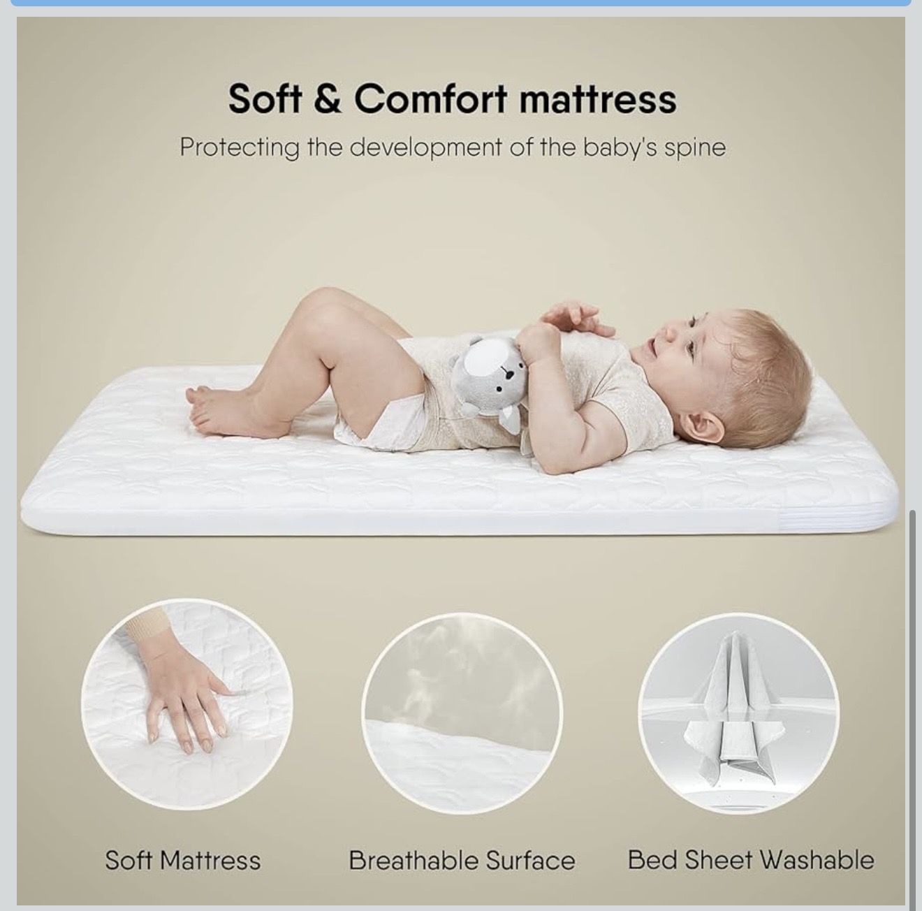 BabyBond Rocking Baby Bassinet - photo 4