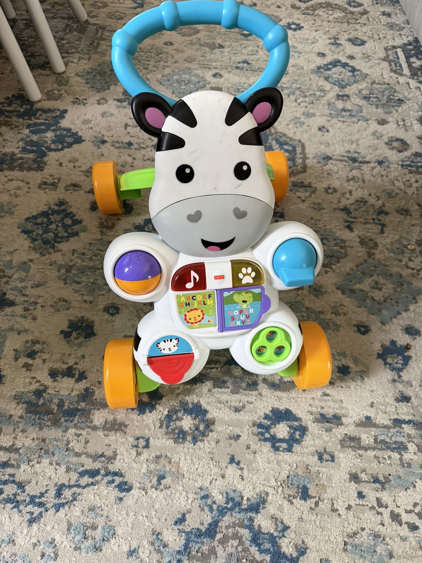 Fisher-Price Baby Push Toy Zebra Walker