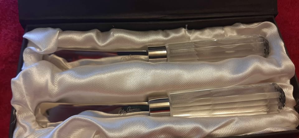 Oleg Cassini Crystal Spreader Knives (Butter/Cheese) - photo 5