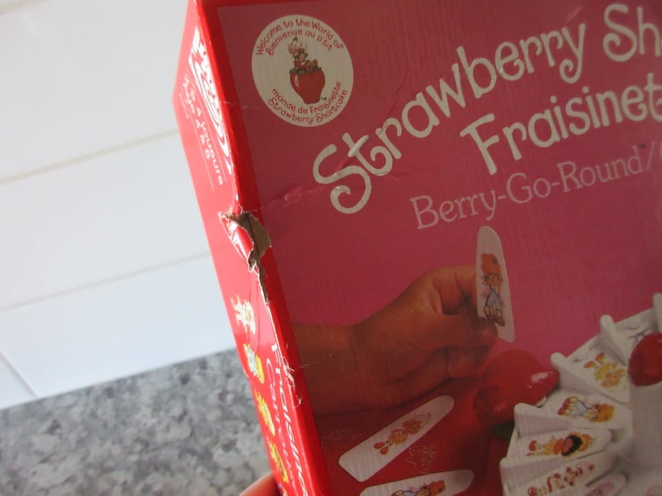 Vintage Strawberry Shortcake Berry Go Round Game Complete - photo 4