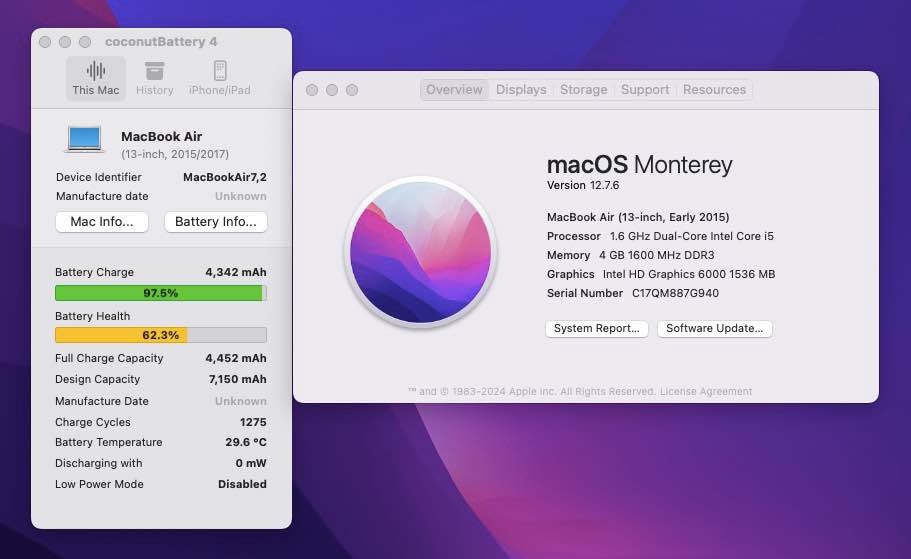 MacBook Air 13” (2015, 4GB RAM, 128GB SSD) - photo 3