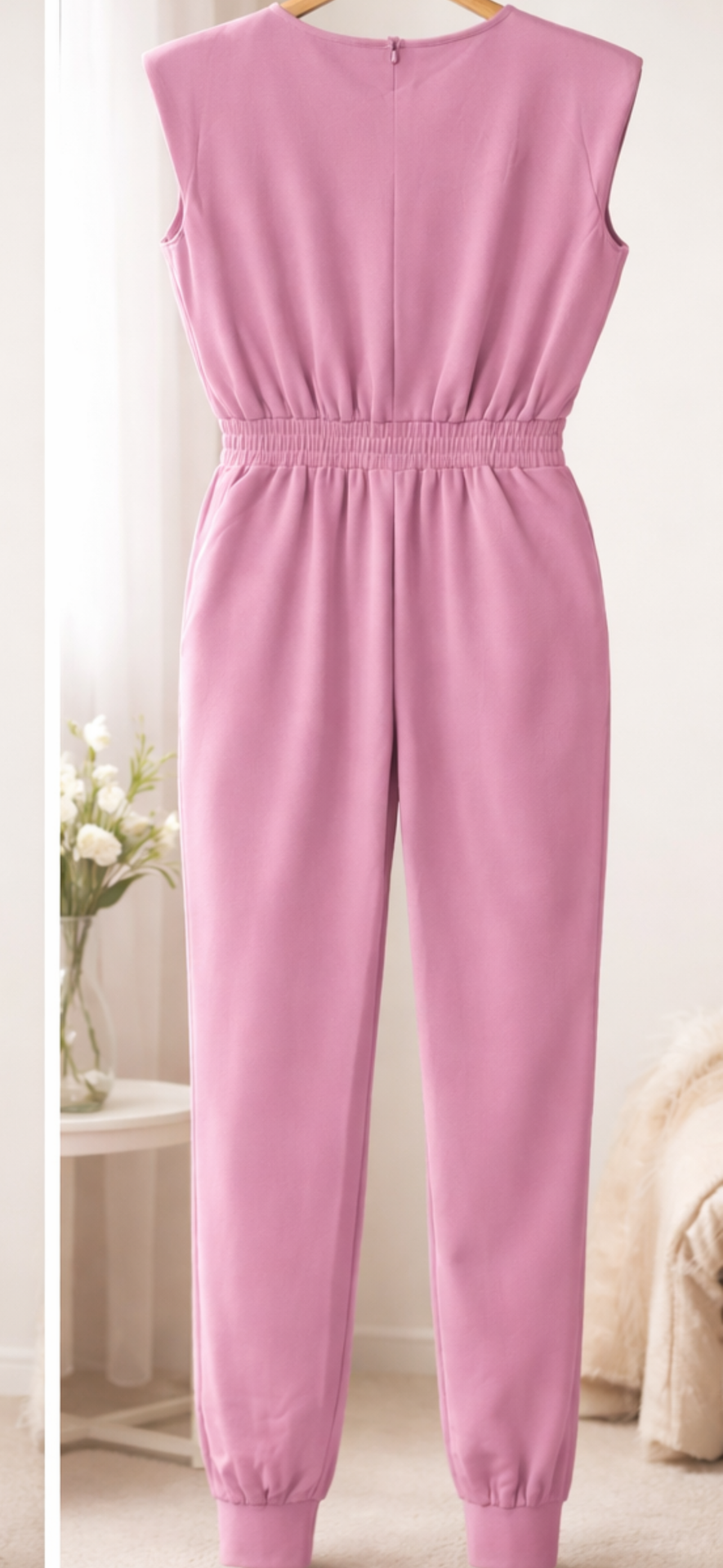 SHEIN Curve Lavender Pink Stretch Jumpsuit 1XL - photo 2