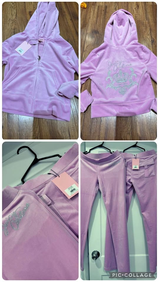 Small Juicy Couture Velour Tracksuit Floral Bloom NWT