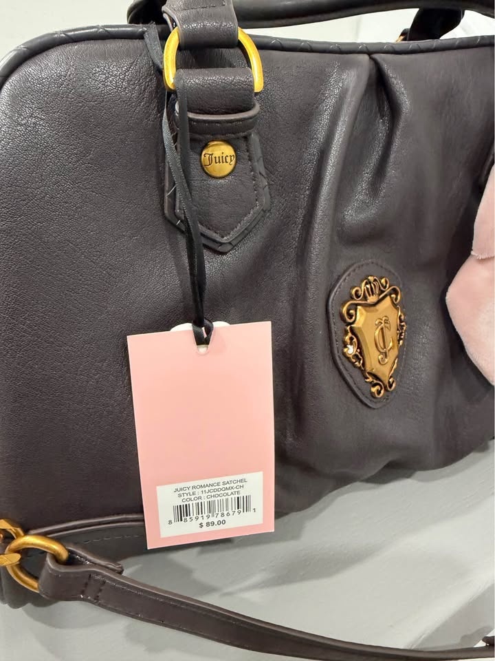 Juicy Couture Romance Satchel NWT Chocolate - photo 4