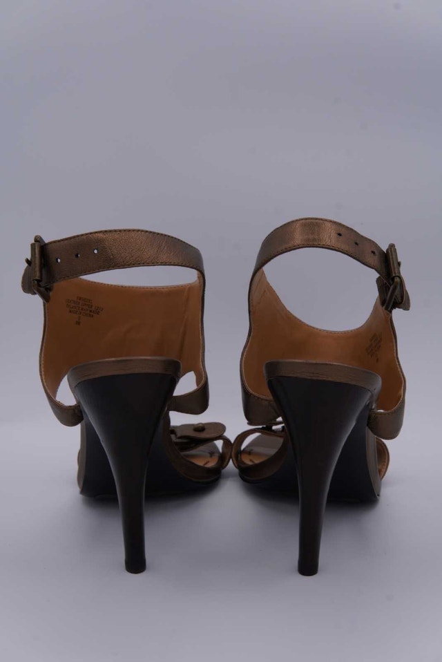 Nine West Brown Leather Heels (Size 8) - photo 4