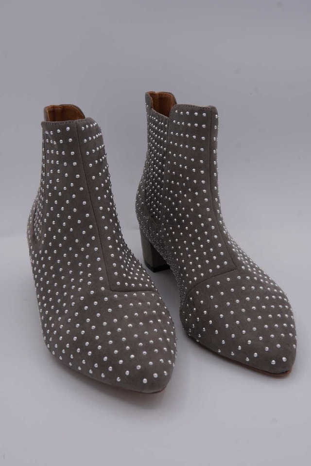 Topshop Killer Studded Boots (Size 7.5) - photo 2